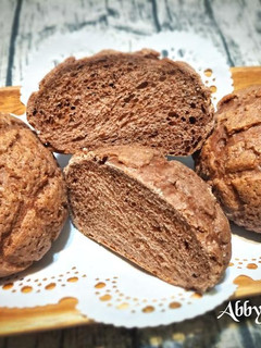 湯種可可菠蘿麵包 的食譜成品照片