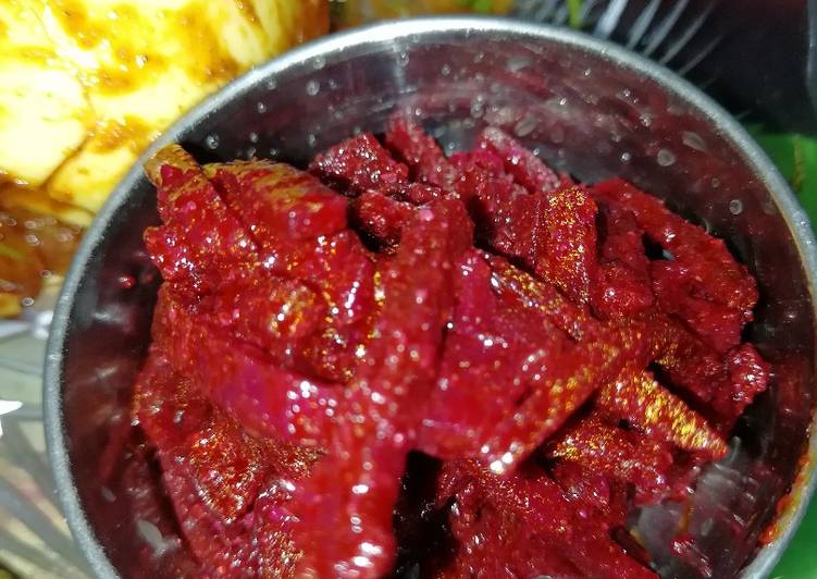 Beetroot achar