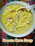 Cream Corn Soup (sop jagung)