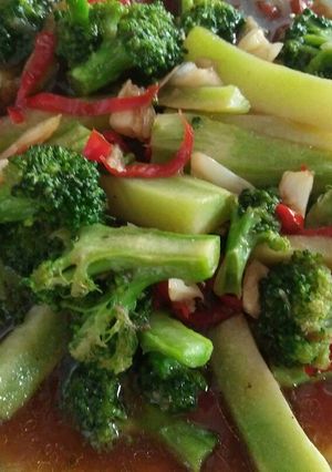 Foto resep Brokoli saus tiram