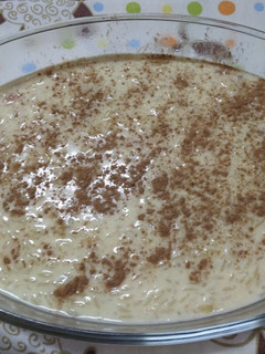 Una foto de Arroz con leche condensada