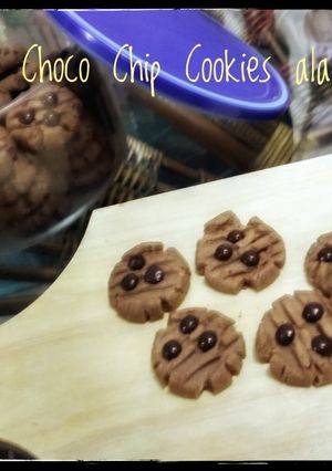Foto resep Choco Chip Cookies No Egg