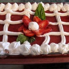 Strawberry souffle🍓🍓🍓 A picture of Strawberry souffle🍓🍓🍓.