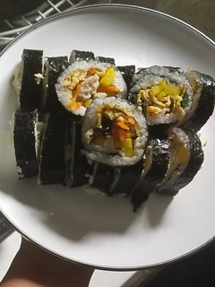 Foto resep Gimbap / nasi gulung korea
