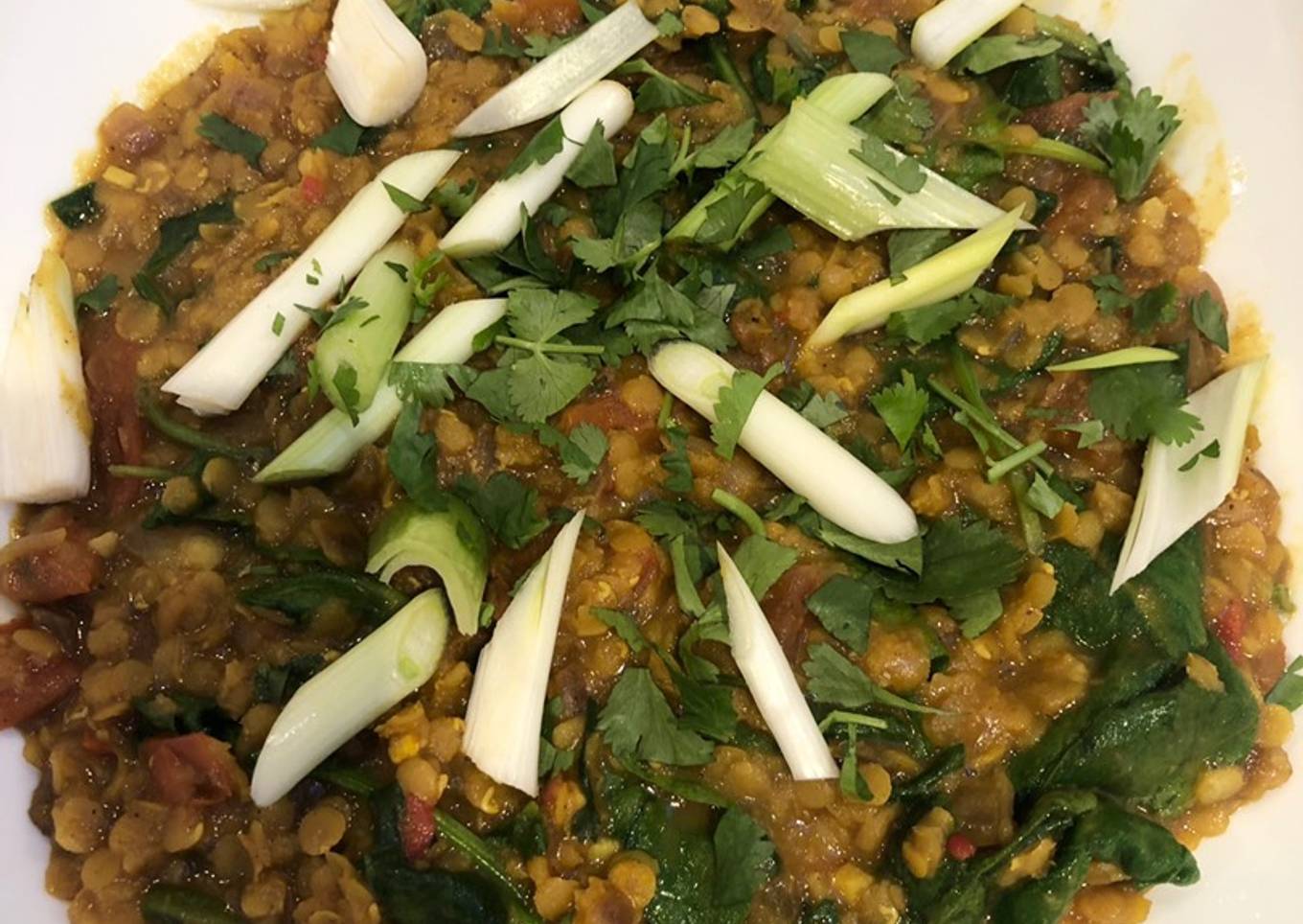 Lentil & spinach dahl