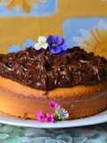 Torta de limón con cubierta de chocolate y dulce de leche🍰