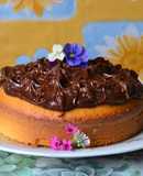 Torta de limón con cubierta de chocolate y dulce de leche🍰