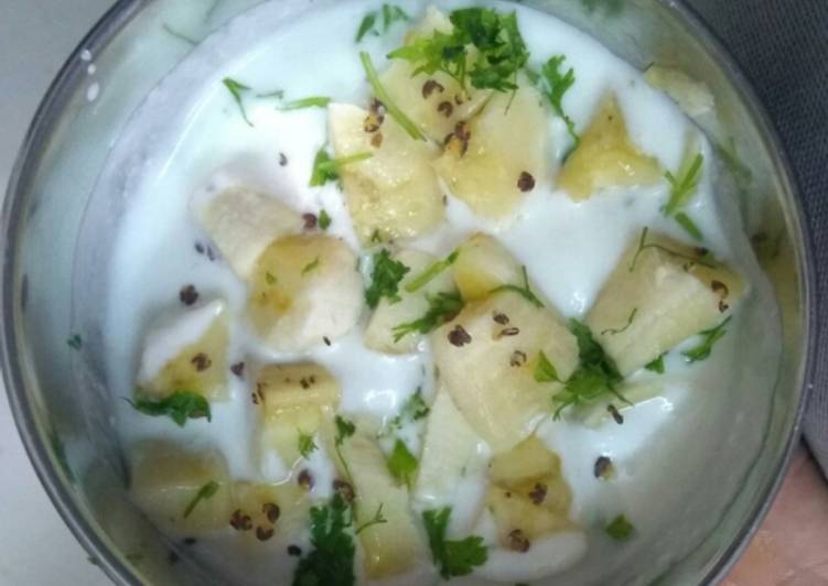 Recipe of Super Quick Homemade Banana Raita