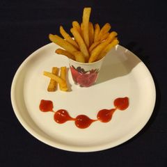 A picture of French fries.