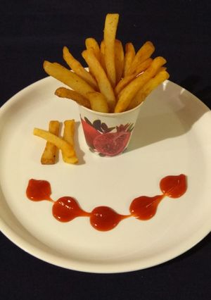 A picture of French fries.
