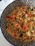 Cous cous alle verdure con gamberi