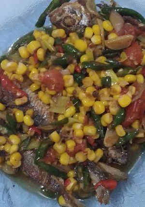 Foto resep Ikan asin ditumis
