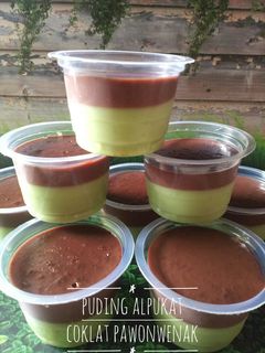 Foto resep Puding Alpukat Coklat