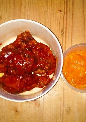 Foto resep Ayam Richeese Factory (Fire Chicken Richeese dan Saus Keju)