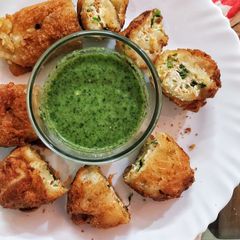 A picture of Dahi ke sholey.