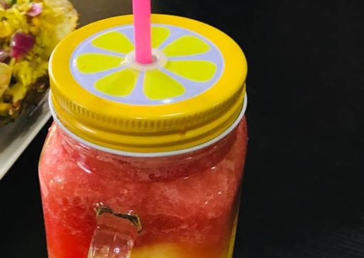 How to Make Quick Watermelon pineapple and ginger smoothie