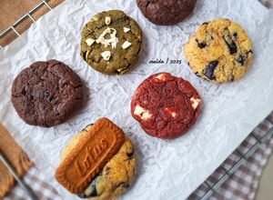 Foto resep Red Choco Matcha Soft Cookies