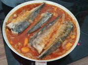 Una foto de chicharro en escabeche
