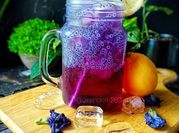 Gambar air lemon selasih