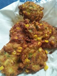 Foto resep Dadar Jagung (bakwan jagung) bumbu temu kunci