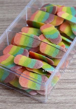 Foto resep Lidah Kucing Rainbow