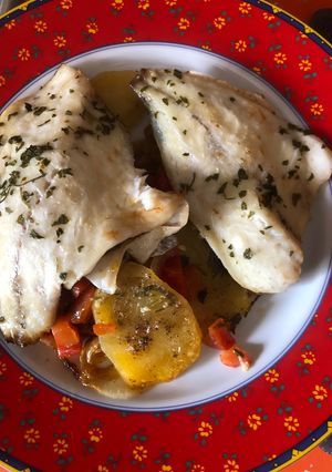 Foto principal de Dorada al horno con patatas