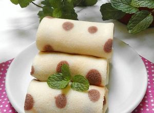 Foto resep Dadar Gulung Vla Coklat Pisang