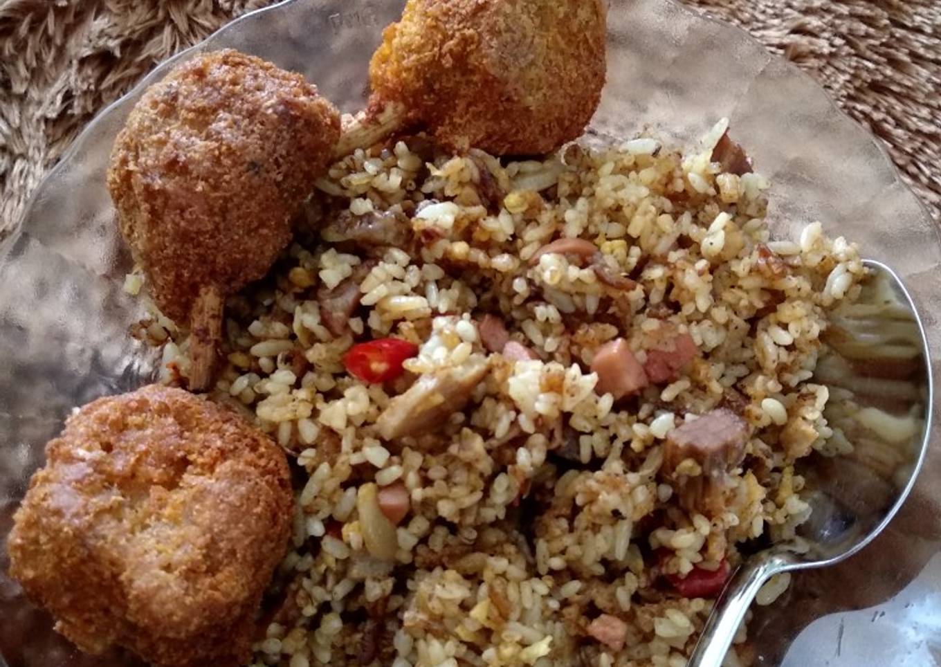 Nasi Goreng Rendang Sosis Bakso #5resepterbaruku