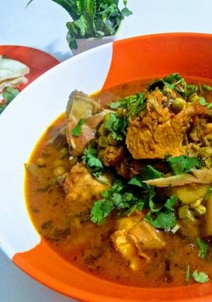A picture of Chicken ka salan.