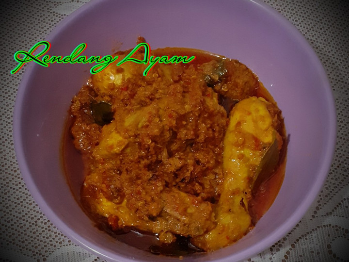 Bagaimana Menyiapkan Rendang Ayam, Bikin Ngiler