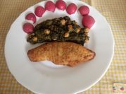 Una foto de tilapia al horno