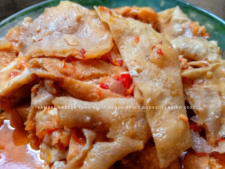 Cara Gampang Menyiapkan Resep Sambel Krecek Tahu Kulit yang Lezat Anti Ribet, Uenak Banget