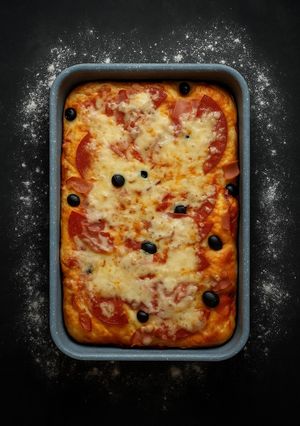 O poză a rețetei Blat pufos pizza.