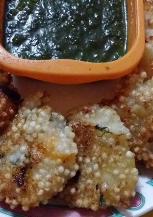 A picture of Sabudana tikki.
