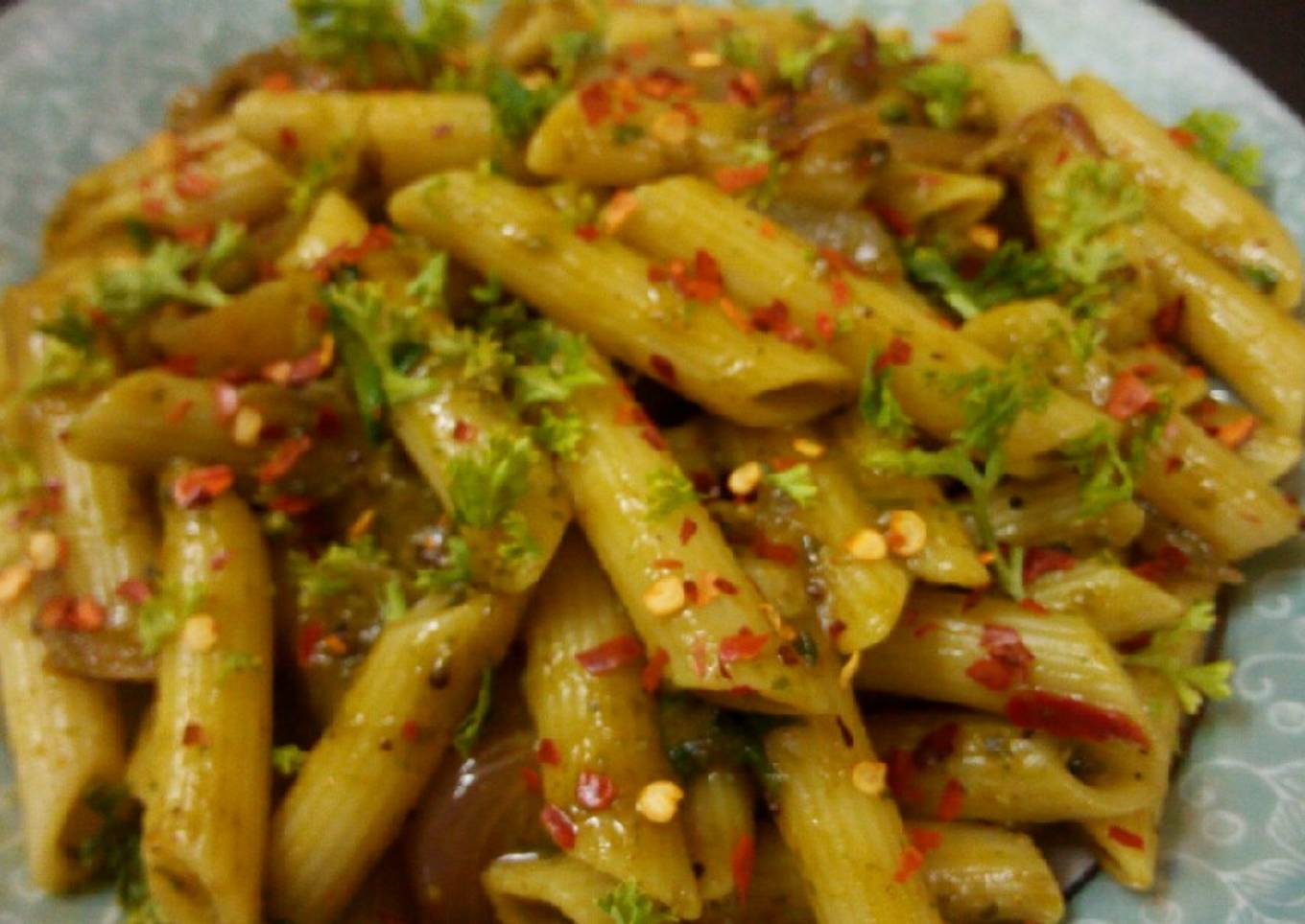 Indian style pasta