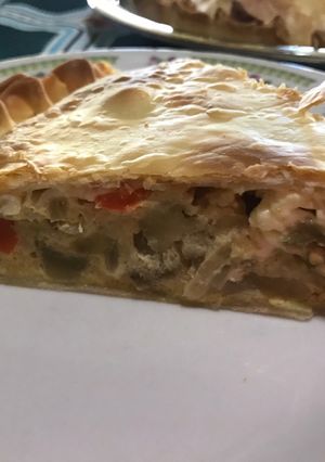 Una foto de Tarta de berenjenas