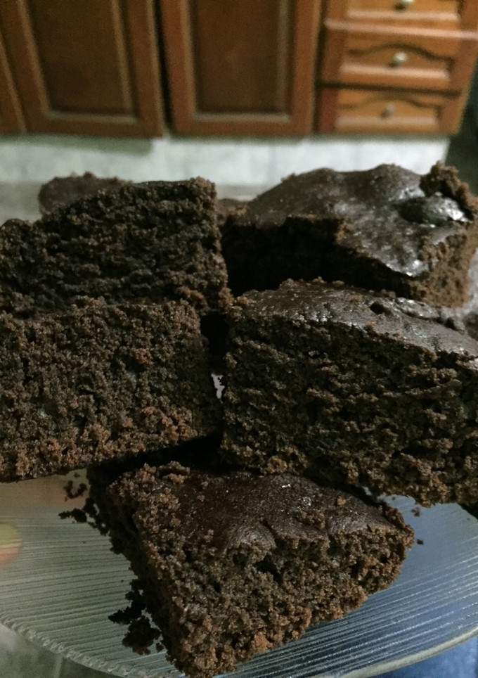 Una foto de Torta de chocolate tipo Brownie 😍