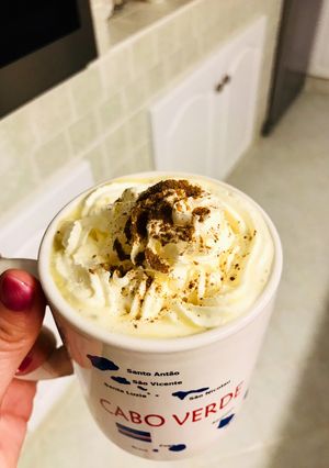 Fehércsokis forrócsoki recept fotója