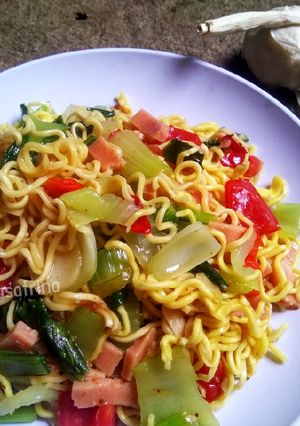 Foto resep Mie Sayur Colorful