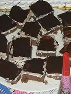 صورة لوصفة كيكة موس الشوكولاته
