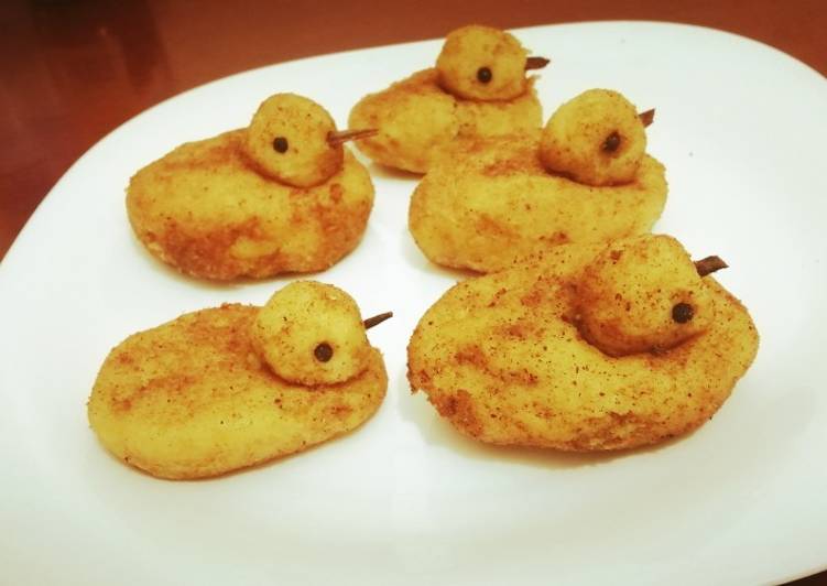 Recipe of Homemade Potato and eggs ducklings#worldwideeggs