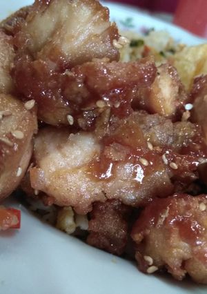 Una foto de Pollo frito Koreano