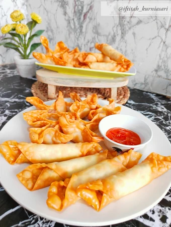 Langkah Gampang Menyiapkan Resep  Pangsit Goreng Udang Ayam yang Sempurna, Bikin Ketagihan