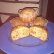 Muffins με τυρί και πιπεριά