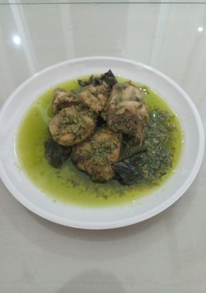 Foto resep Ayam Lado Ijo (Ayam Cabe Hijau)