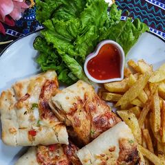 A picture of Pizza pockets.