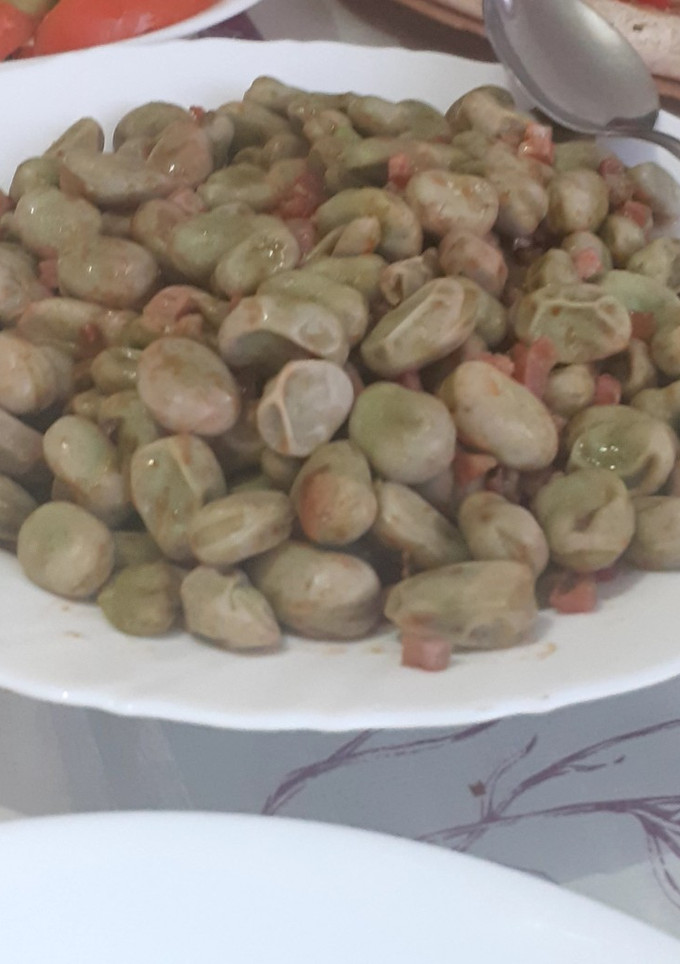 Una foto de Habas con jamón