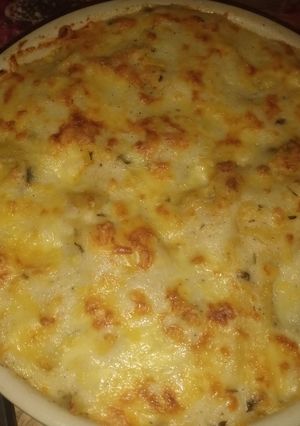 صورة لوصفة غراتان بليباط والدجاج أكثر من لذيذة أحبتها العائلة 😋