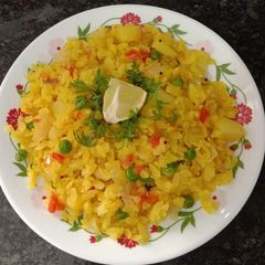 Vegetable poha A picture of Vegetable poha.