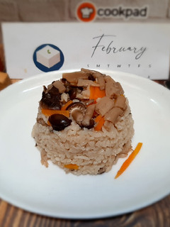 Foto resep 434. Nasi Tim Jamur ala Jepang